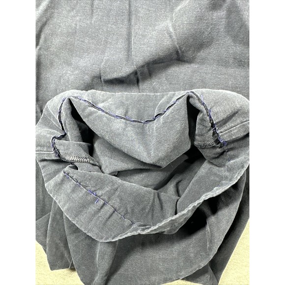 J. Jill Pants Cropped Black Blue‎ Stretch Cotton Side Zip Petite Sz 16P - Picture 7 of 7